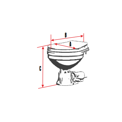 Electric Marine Toilet LT-0E & LT-1E Marine Toilets & Accessories