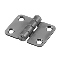 Silent Hinge, Right, Inox 316, L48mm, W37mm, Thickness 1,8mm Hinges