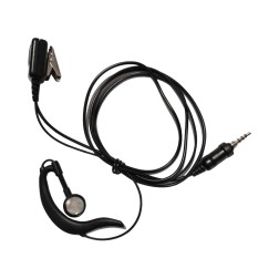 Microphone with Clip PTT (Push to talk) & Headset TA-1222-RS-35 VHF