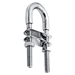 U Bolt, Inox 316, with Thread U-Bolts & Cleats