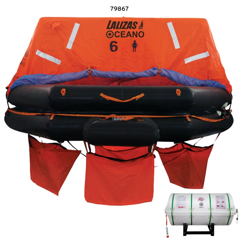 LALIZAS Liferaft SOLAS OCEANO, Ρίψεως Liferafts