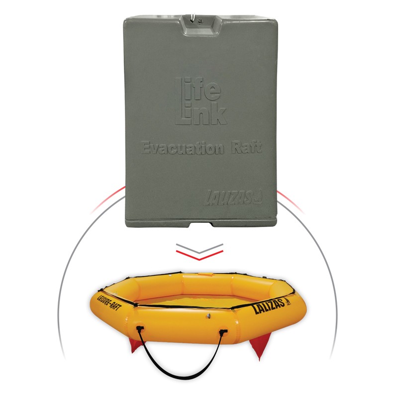 LifeLink Evacuation Liferaft, Grey Liferafts