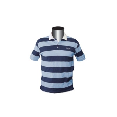 Polo T-shirt,Crewman, Striped, Soft Blue/Navy Blue Clothing & Accessories