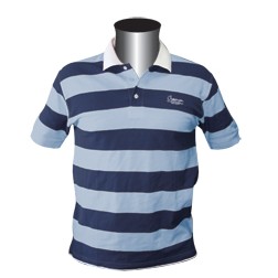 Polo T-shirt,Crewman, Striped, Soft Blue/Navy Blue Clothing & Accessories