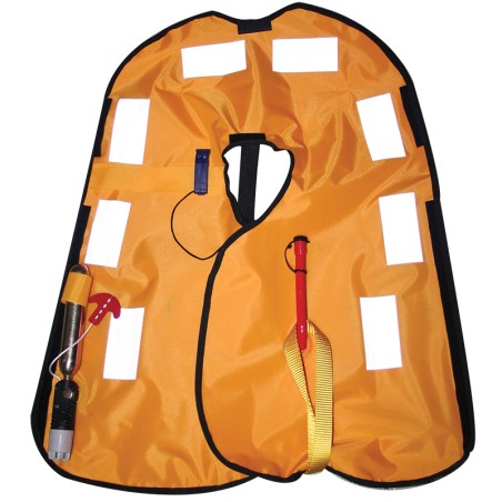 Omega Inflatable Lifejacket, Auto, 290N, w/Harness, ISO, Adult Inflatable Lifejackets