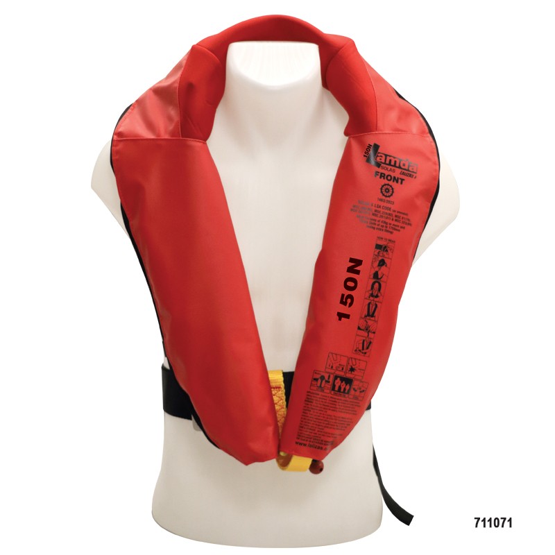 LALIZAS Inflatable Lifejacket Lamda, Auto, SOLAS/MED Safety