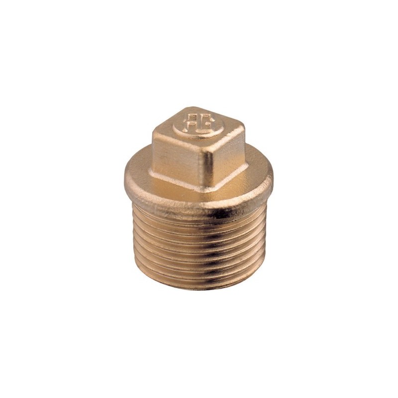 Male Plug, BSPT, Brass Brass Fittings