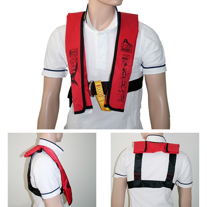 Alpha Inflatable Lifejacket, 170N ISO 12402-3 Safety