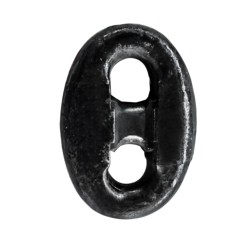 Chain Connector, Kenter Type, Black Chains