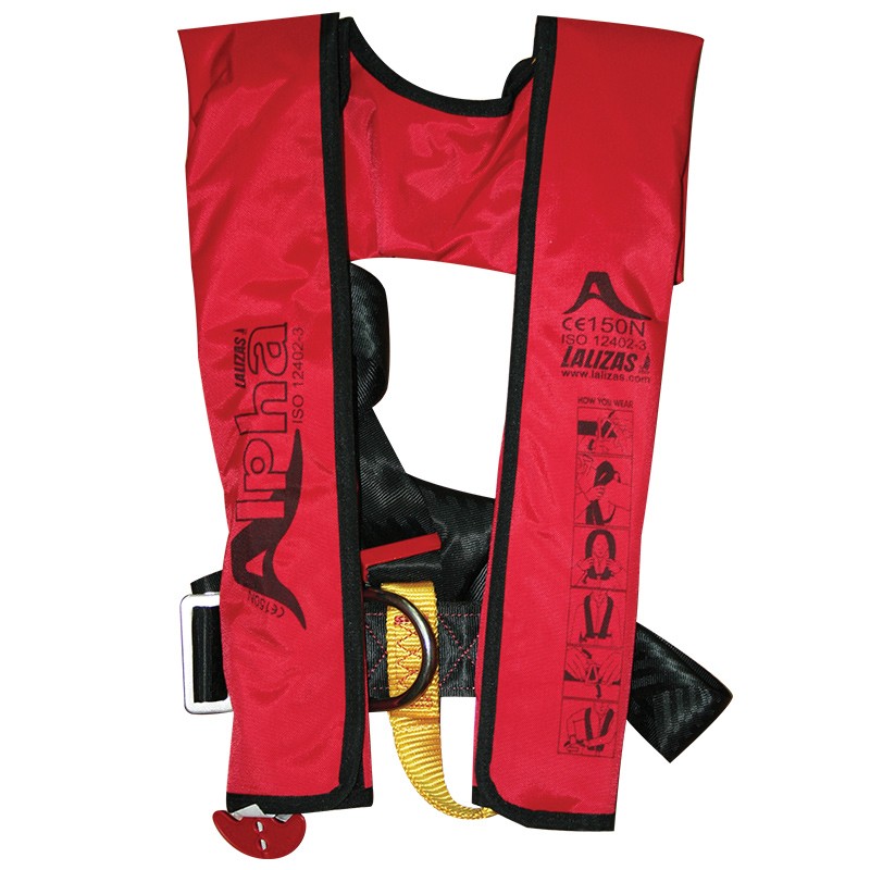 Alpha Inflatable Lifejacket, 170N ISO 12402-3 Safety