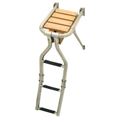 Wooden Platform with Inox 316 Ladder Platforms & Gangways